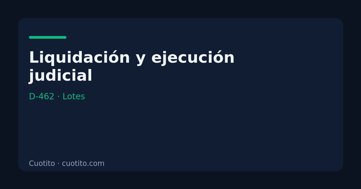 Liquidación de deuda con título ejecutivo y expediente de cobro judicial de una unidad